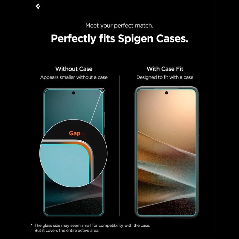 Spigen GLAS.TR EZ Fit Pro AC HD 2 vnt. pakuotė - Grūdintas stiklas Samsung Galaxy S26 Ultra (2 vnt.)