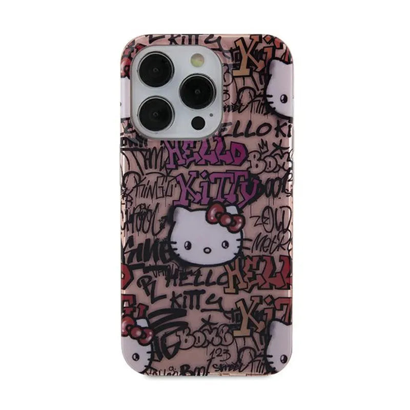 Hello Kitty IML Tags Graffiti – dėklas, skirtas iPhone 11 (rožinis)
