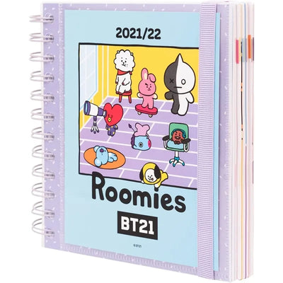 BT21 – Mokslo metų 2021/2022 kalendorius (mėlynas)