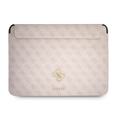 Guess 4G Big Metal Logo kompiuterio dėklas - 13" nešiojamojo kompiuterio krepšys (rožinis)