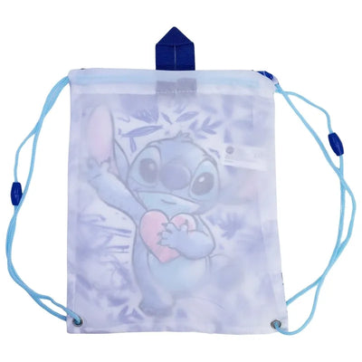 Disney Stitch – maišelis su virvutėmis / mokyklinis maišelis (30 x 25 cm)
