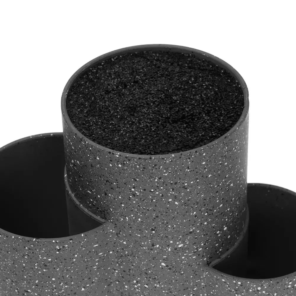 Kinghoff peilių stovas 3 in 1 marmuro rašto KH-1568