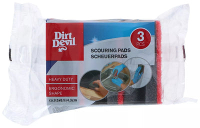 Dirt Devil valymo kempinės su ergonomišku sukibimu, 3 vnt., 95 × 65 × 43 mm 871125247761