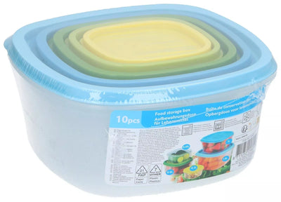 Maisto laikymo dėžučių rinkinys, įvairių dydžių, 5 vnt. 871125225605