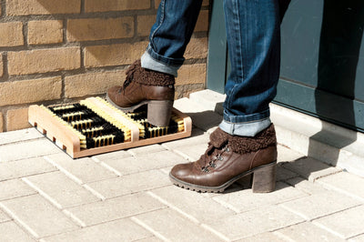 Batų valymo kilimėlis su šereliais, 35 × 26 cm, 871125253749