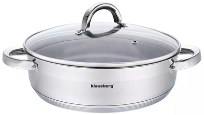 Klausberg nerūdijančio plieno puodas, 6 l, Ø28 cm KB-7174