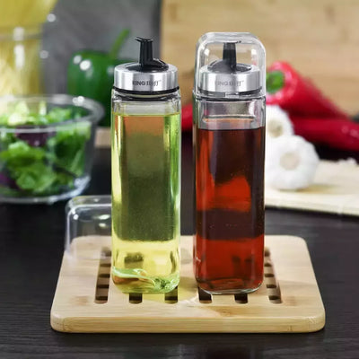 KINGHoff aliejaus ir acto indeliai, stiklas–plienas KH-1645