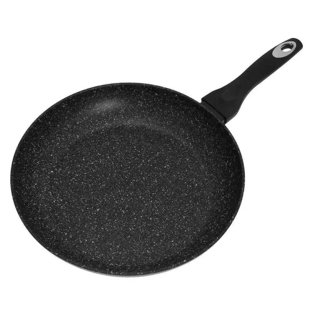 Aliumininė keptuvė su marmurine danga ir dangčiu, Ø30 cm, pilka KB-7192