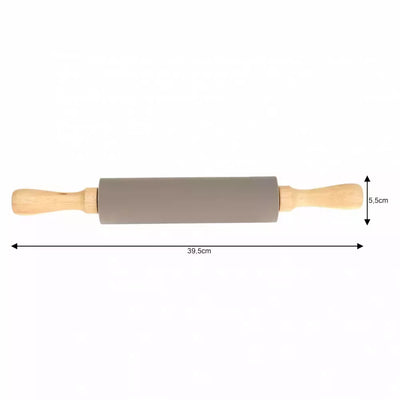 Kinghoff silikoninis kočėlas pilkas 39,5 × 5 × 5 cm KH-1628