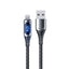WEKOME WDC-166 Sakin Series - USB-A į Lightning 6A greito įkrovimo 1 m jungiamasis laidas (tamsiai pilkas)