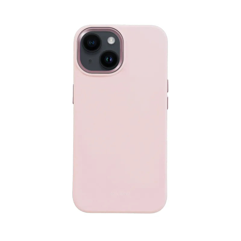 Crong Color Cover LUX Magnetic – „iPhone 15 Plus“ „MagSafe“ dėklas (rožinis)