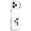 Karl Lagerfeld IML Aquarelle Karl & Choupette & Logo MagSafe dėklas, skirtas iPhone 17 Pro Max (baltas)