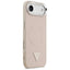 Guess Triangle Logo MagSafe – dėklas iPhone Air (rožinis)