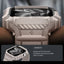 Spigen Rugged Armor Pro V2 – dirželis su korpusu, skirtas Apple Watch 10/11 46 mm (Dune Beige)