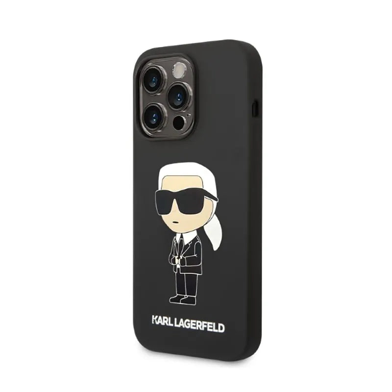 Karl Lagerfeld Silicone NFT Ikonik – dėklas, skirtas iPhone 14 Pro (juodas)