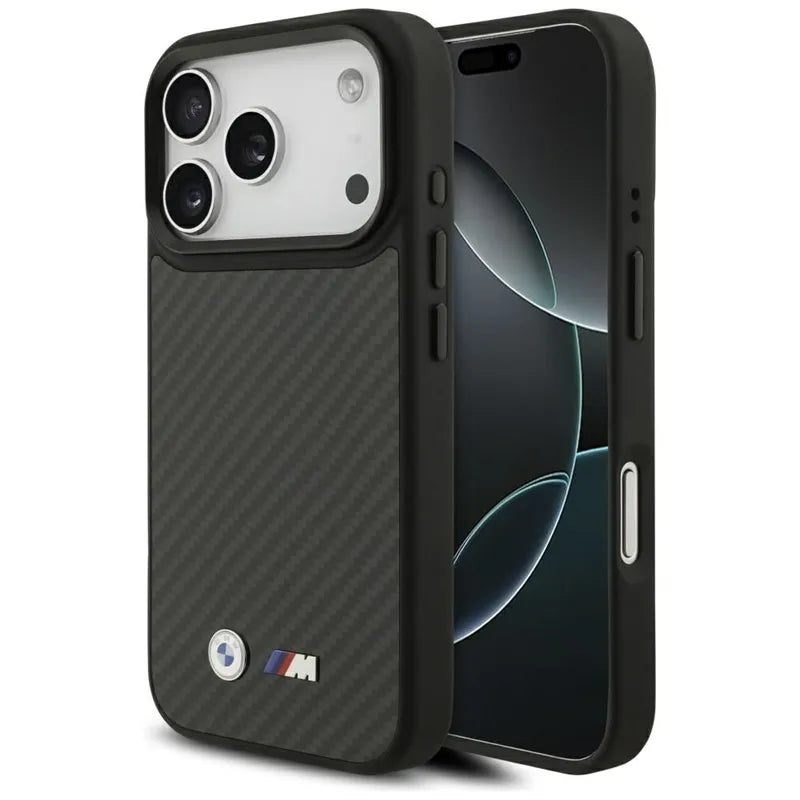 BMW M Kevlar Matt MagSafe – dėklas, skirtas iPhone 17 Pro (juodas)
