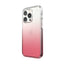 Speck Presidio Perfect-Clear + Ombre – iPhone 14 Pro dėklas su MICROBAN danga (skaidrus / Vintage Rose Fade)