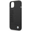 BMW Silicone Signature Logo MagSafe – dėklas iPhone 14 Plus telefonui (juodas)