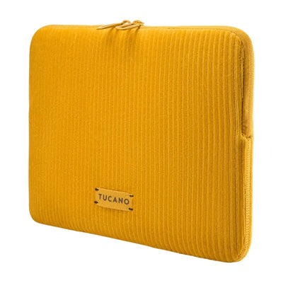 TUCANO Velluto 2 – Dėklas MacBook Pro 14" (M5/M4/M3/M2/M1/2026-2021) / 13" nešiojamam kompiuteriui (geltonas)