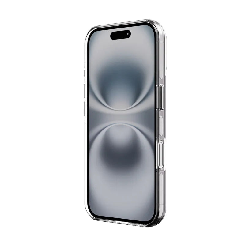 Crong Clear MAG Pro – MagSafe dėklas iPhone 16 (skaidrus)