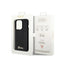 Guess Sequin Script Metal - Dėklas, skirtas iPhone 14 Pro (juodas)