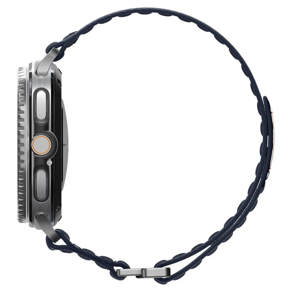Spigen WBF0 dirželis – apyrankė skirta Samsung Galaxy Watch 8 / 8 Classic 40 / 44 / 46 mm (tamsiai mėlyna)