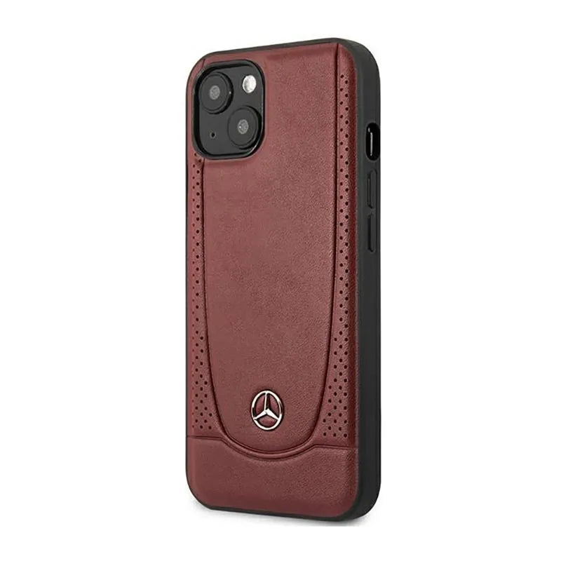 Mercedes Leather Urban Line – dėklas iPhone 14 Plus (raudonas)