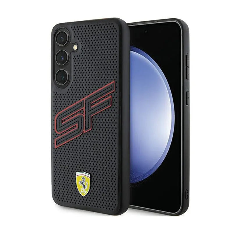 Ferrari Big SF Perforated – Samsung Galaxy S24 dėklas (juodas)
