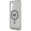 Karl Lagerfeld Button Choupette Head Printed Logo MagSafe – dėklas Samsung Galaxy S25 (juodas)