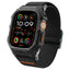 Spigen Lite Fit „Pro“ – dėklas su dirželiu, skirtas Apple Watch Ultra 1/2 49 mm (matinė juoda)