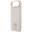 Guess Grained Strass Logo MagSafe – Dėklas iPhone Air (rožinis)