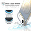 Speck Presidio Lux MagSafe - dėklas iPhone Air (Hyper Mirror Glitter / Silver Metallic)