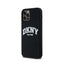 DKNY Liquid Silicone White Printed Logo MagSafe - Dėklas, skirtas iPhone 12 / iPhone 12 Pro (juodas)