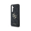 „Guess 4G Big Metal Logo“ dėklas, skirtas „Samsung Galaxy A35 5G“ (juodas)
