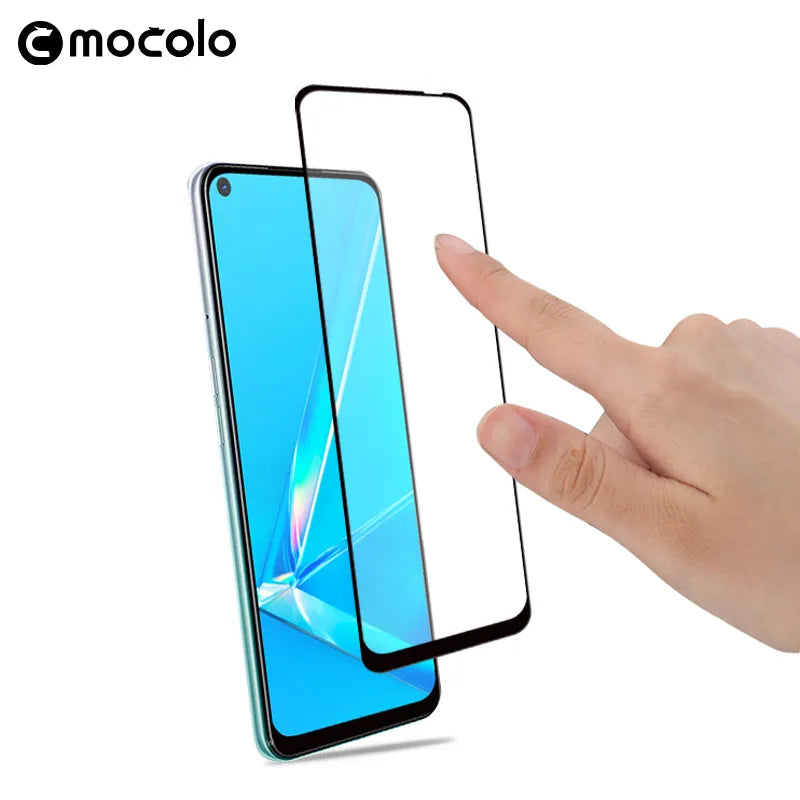 Apsauginis stiklas Mocolo 2.5D Full Glue, skirtas OPPO A92