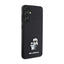 Karl Lagerfeld Saffiano Karl & Choupette Metal Pin – Samsung Galaxy S24 dėklas (juodas)