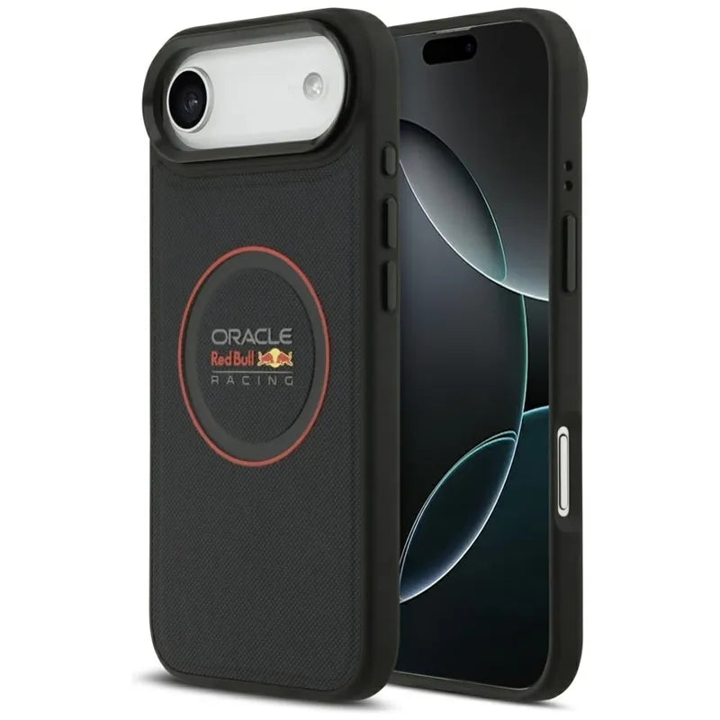 Red Bull Meshed Red Ring & Metal Buttons MagSafe – iPhone Air dėklas (tamsiai mėlynas)