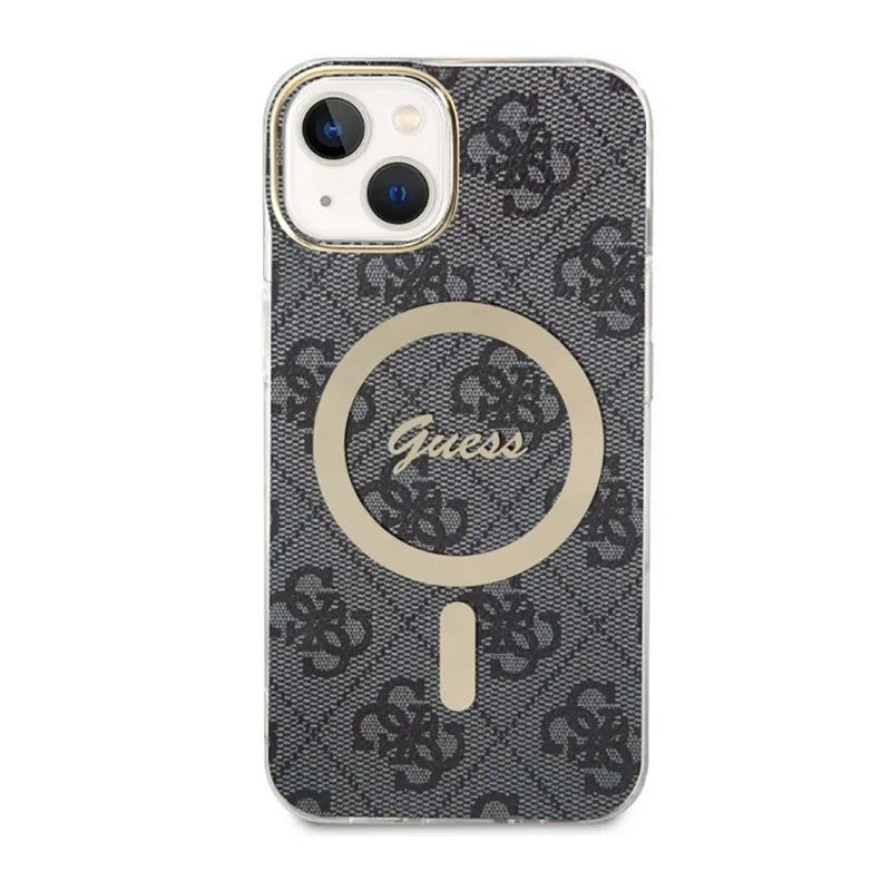 Guess 4G MagSafe – dėklas iPhone 14 (juodas)
