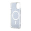 Guess Marble MagSafe – dėklas iPhone 14 (juodas)