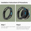 Spigen Liquid Air – dėklas Samsung Galaxy Watch 8 40 mm (matinė juoda spalva)