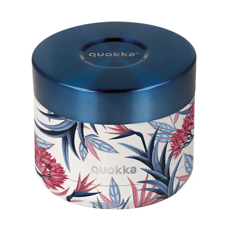 Quokka Whim Food Jar – termo dėžutė maistui / maisto termosas 360 ml (Blue Garden)