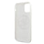 Guess Circle Glitter 4G – dėklas „iPhone 11 Pro Max“ (baltas)