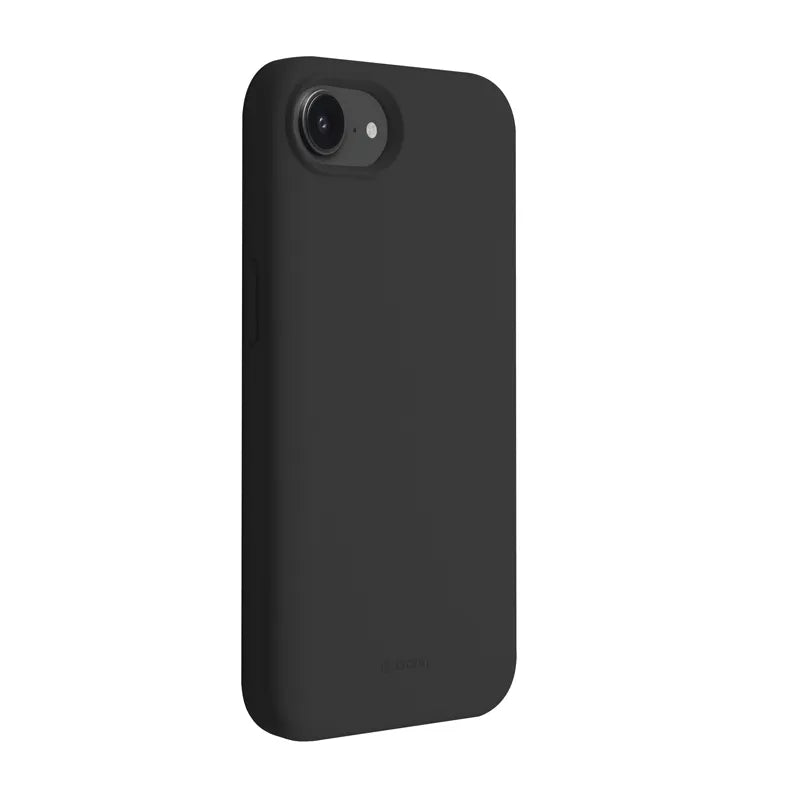 Crong Color Cover Magnetic - MagSafe dėklas, skirtas iPhone 17e / 16e (juodas)