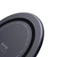 „Crong PowerSpot“ greitasis belaidis įkroviklis – 15 W aliumininis USB-C „Qi“ belaidis įkroviklis su grūdinto stiklo danga (Shadow Black)