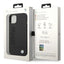 BMW Silicone Signature Logo MagSafe – dėklas iPhone 14 Plus telefonui (juodas)
