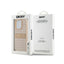 DKNY Leather Mono Stripe & Metal Logo – „iPhone 15 Pro“ dėklas (rožinis)