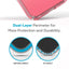 Speck Presidio Perfect-Clear + Ombre - iPhone 15 Plus / 14 Plus dėklas su MICROBAN danga (Skaidrus / Vintage Rose Fade)