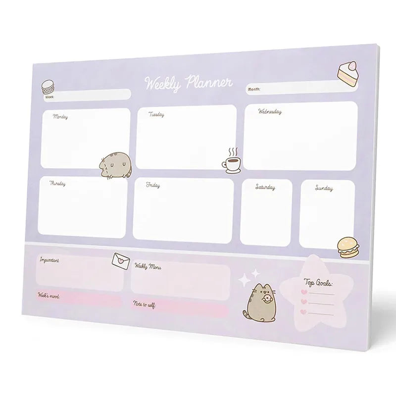 Pusheen – savaitės planuotojas iš „Moments“ kolekcijos, 54 puslapiai, A3