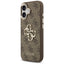 Guess 4G Big 4G Classic Logo – dėklas iPhone 17 (ruda / auksinė)