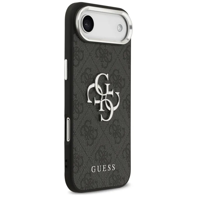 Guess 4G Big 4G Classic Logo – dėklas iPhone Air (juodas / sidabrinis)